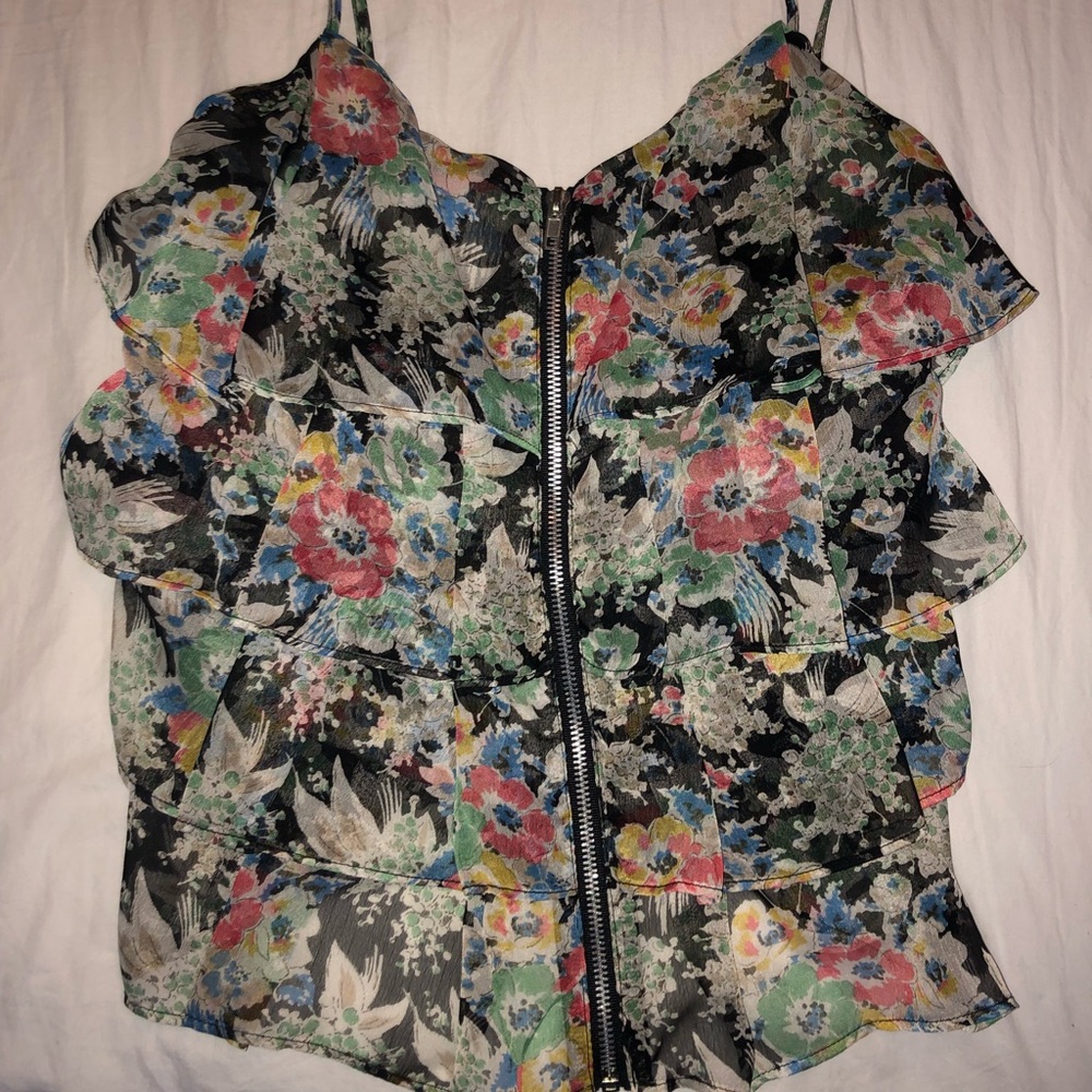 Zip Up American Eagle Shirt